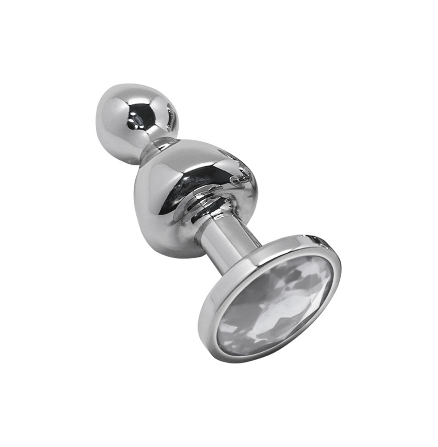 Plug bijou Lollypop transparent L - Wooomy Plug bijou Lollypop transparent L - Wooomy