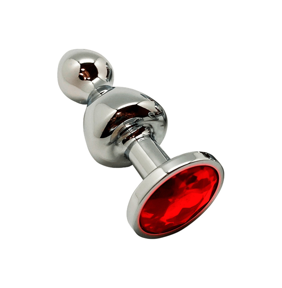 Plug bijou Lollypop rouge L - Wooomy Plug bijou Lollypop rouge L - Wooomy
