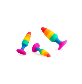 Plug arc en ciel Hiperloo M - Wooomy Plug arc en ciel Hiperloo M - Wooomy