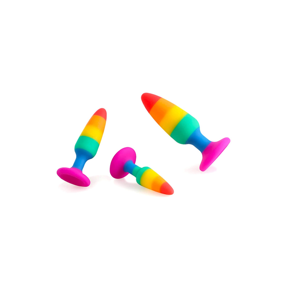 Plug arc en ciel Hiperloo M - Wooomy Plug arc en ciel Hiperloo M - Wooomy
