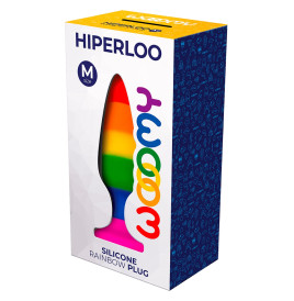 Plug arc en ciel Hiperloo M - Wooomy Plug arc en ciel Hiperloo M - Wooomy