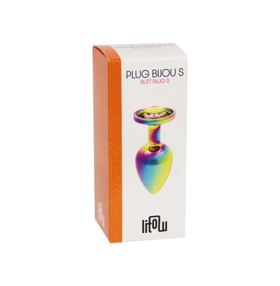 Plug bijou arc-en-ciel S - Litolu Plug bijou arc-en-ciel S - Litolu