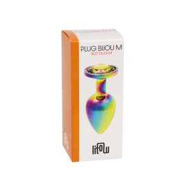 Plug bijou arc-en-ciel M - Litolu Plug bijou arc-en-ciel M - Litolu