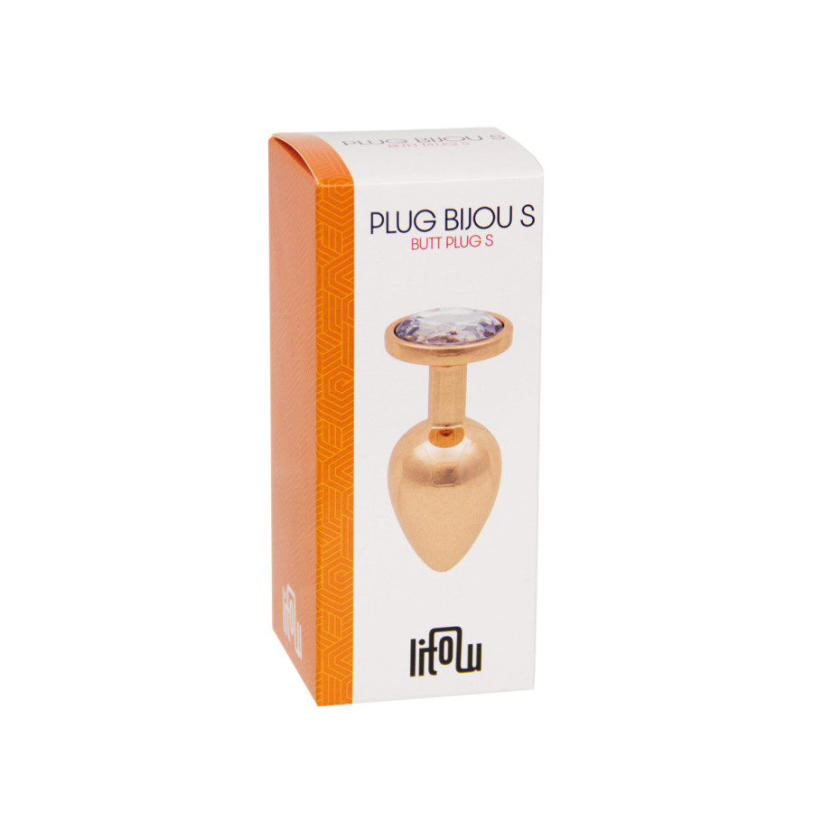 Plug bijou rose gold S - Litolu Plug bijou rose gold S - Litolu