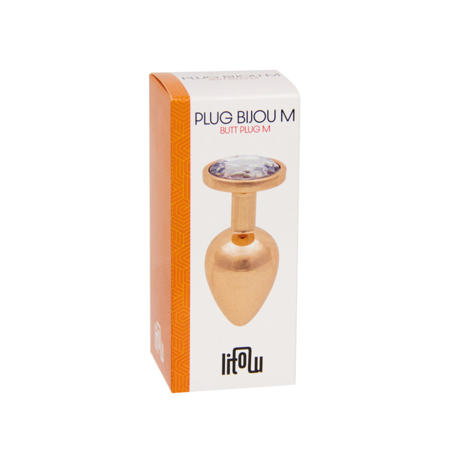 Plug bijou rose gold M - Litolu Plug bijou rose gold M - Litolu