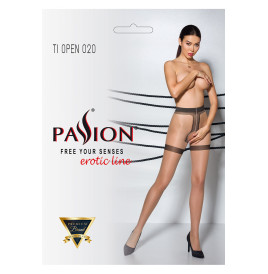 Collants ouverts TI020 20 deniers - beige