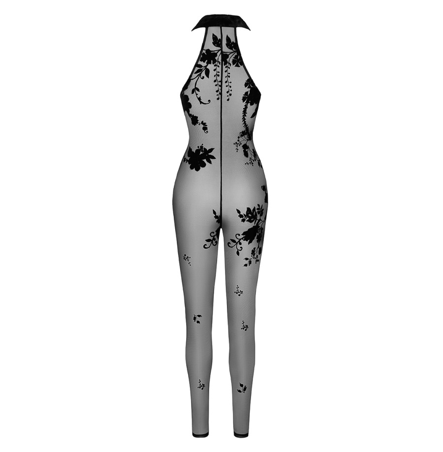 Combinaison zippée Ego F315 tulle floqué