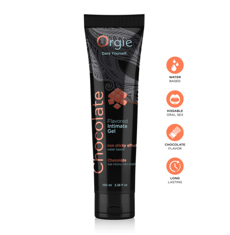 Lubrifiant eau Lube Tube chocolat 100ml