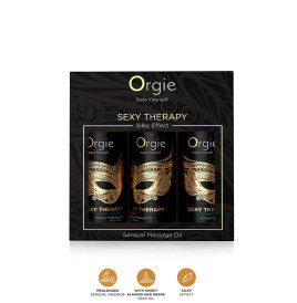 Coffret 3 huiles de massage sensuel Sexy Therapy Collection