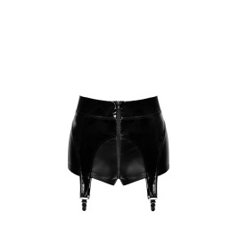 Short à jarretelles Glam F325 vinyle et wetlook
