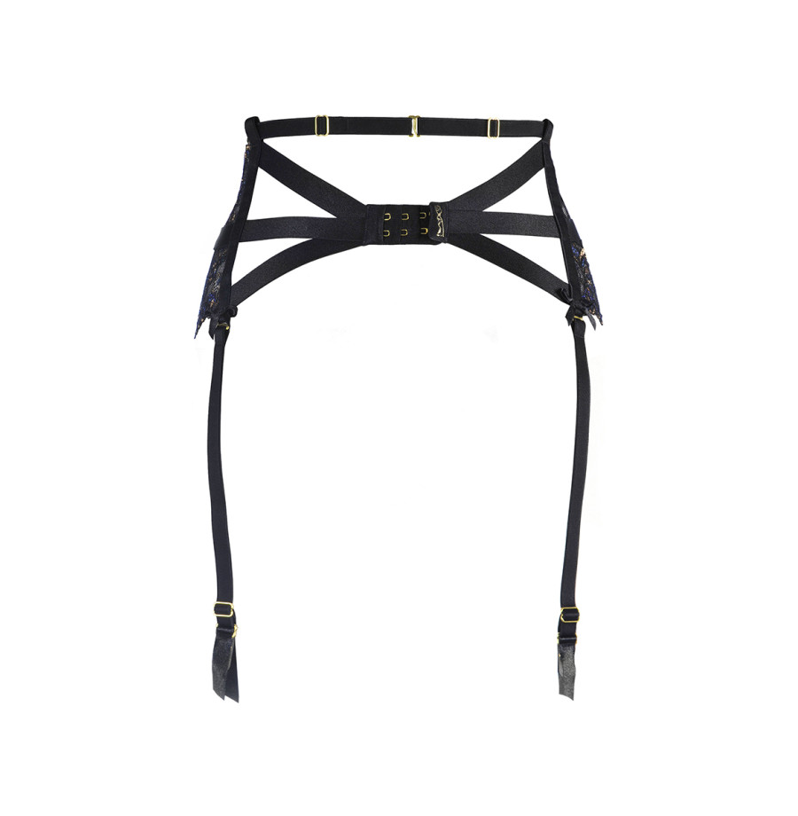 Porte-jarretelles dentelle Noir V-10362 - Axami
