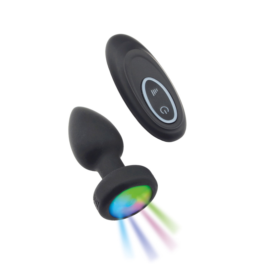 Plug anal lumineux télécommandé - Litolu Plug anal lumineux télécommandé - Litolu
