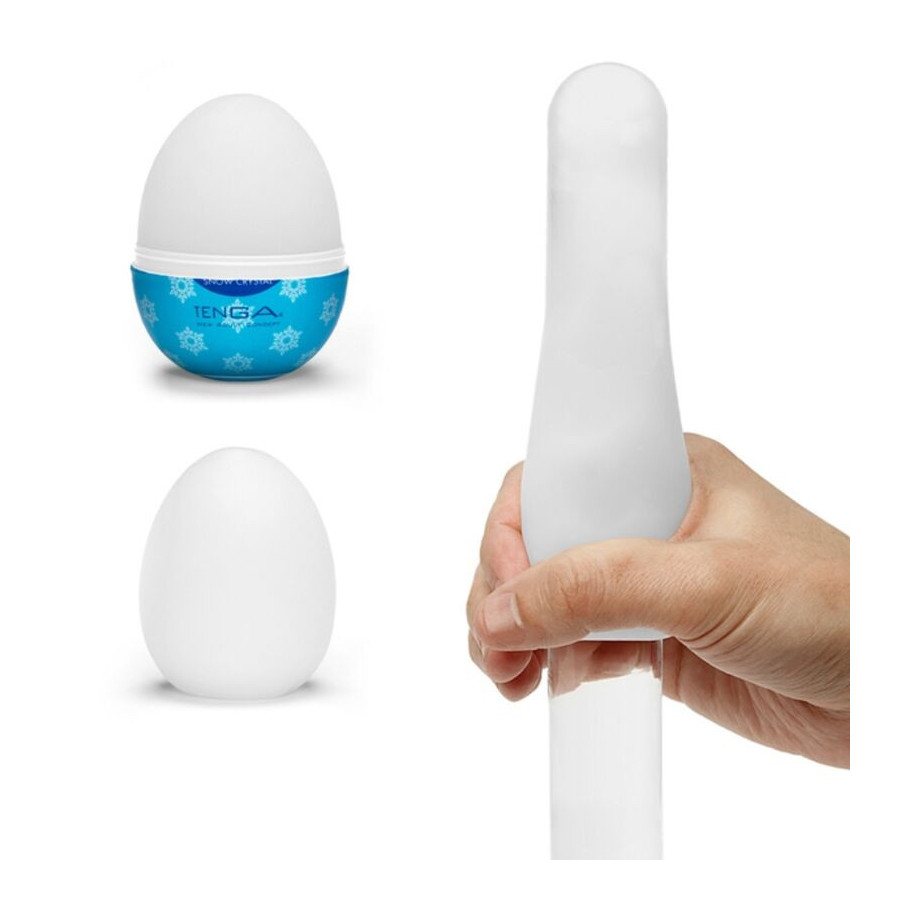 TENGA - OEUF MASTURBATEUR EN CRISTAL DE NEIGE TENGA - OEUF MASTURBATEUR EN CRISTAL DE NEIGE