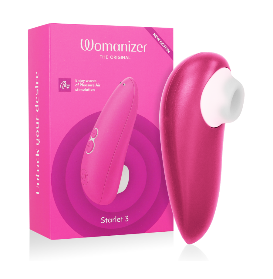 WOMANIZER - STIMULATEUR CLITORAL STARLET 3 ROSE WOMANIZER - STIMULATEUR CLITORAL STARLET 3 ROSE