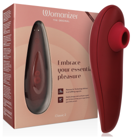 WOMANIZER - STIMULATEUR CLITORAL CLASSIC 2 BORDEAUX