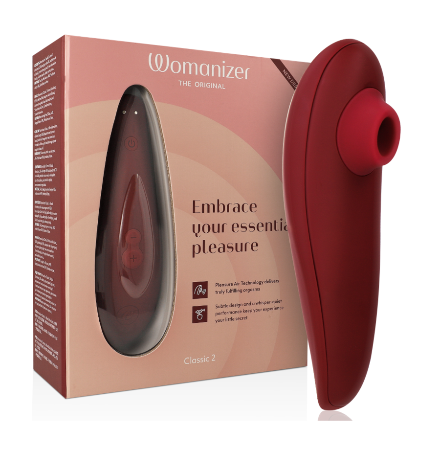 WOMANIZER - STIMULATEUR CLITORAL CLASSIC 2 BORDEAUX WOMANIZER - STIMULATEUR CLITORAL CLASSIC 2 BORDEAUX