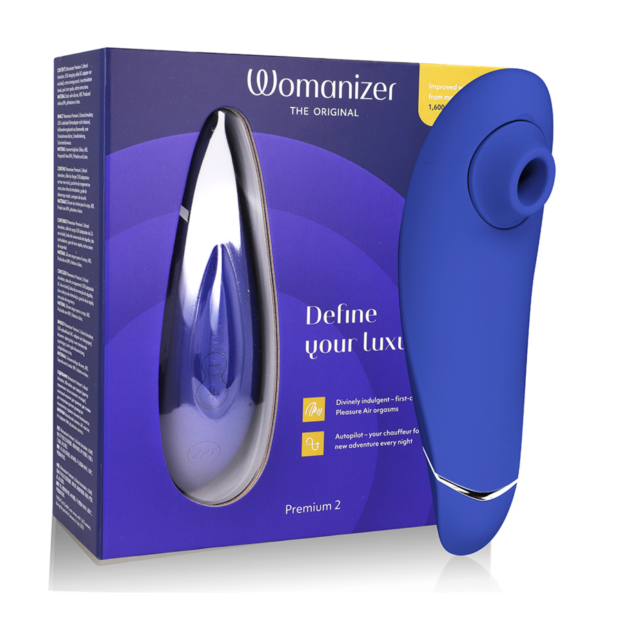 WOMANIZER - STIMULATEUR CLITORAL PREMIUM 2 BLUEBERRY WOMANIZER - STIMULATEUR CLITORAL PREMIUM 2 BLUEBERRY