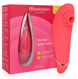 WOMANIZER - STIMULATEUR CLITORAL PREMIUM 2 FRAMBOISE