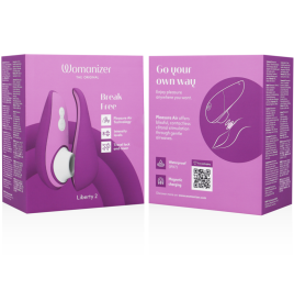 WOMANIZER - LIBERTY 2 STIMULATEUR & VENTOUSE CLITORIS VIOLET WOMANIZER - LIBERTY 2 STIMULATEUR & VENTOUSE CLITORIS VIOLET