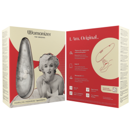 WOMANIZER - MARILYN MONROE CLASSIC 2 STIMULATEUR CLITORIS MARBRE BLANC WOMANIZER - MARILYN MONROE CLASSIC 2 STIMULATEUR CLITORIS MARBRE BLANC