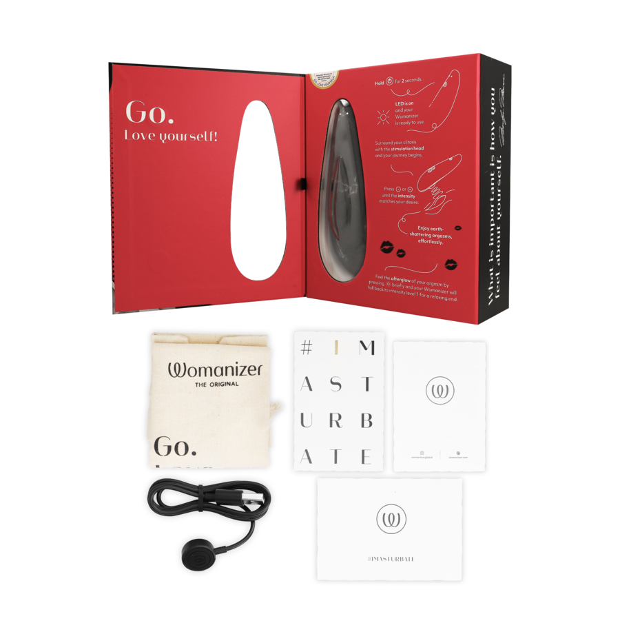 WOMANIZER - MARILYN MONROE CLASSIC 2 STIMULATEUR CLITORIS MARBRE NOIR WOMANIZER - MARILYN MONROE CLASSIC 2 STIMULATEUR CLITORIS MARBRE NOIR
