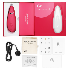 WOMANIZER - STIMULATEUR CLITORIS PREMIUM 2 FRAMBOISE