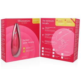 WOMANIZER - STIMULATEUR CLITORIS PREMIUM 2 FRAMBOISE WOMANIZER - STIMULATEUR CLITORIS PREMIUM 2 FRAMBOISE