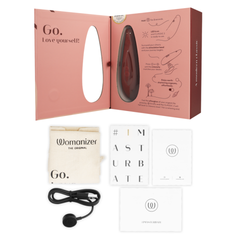 WOMANIZER - STIMULATEUR CLITORIS CLASSIC 2 BORDEAUX