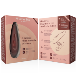 WOMANIZER - STIMULATEUR CLITORIS CLASSIC 2 BORDEAUX WOMANIZER - STIMULATEUR CLITORIS CLASSIC 2 BORDEAUX