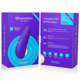 WOMANIZER - STIMULATEUR CLITORIS STARLET 3 INDIGO WOMANIZER - STIMULATEUR CLITORIS STARLET 3 INDIGO