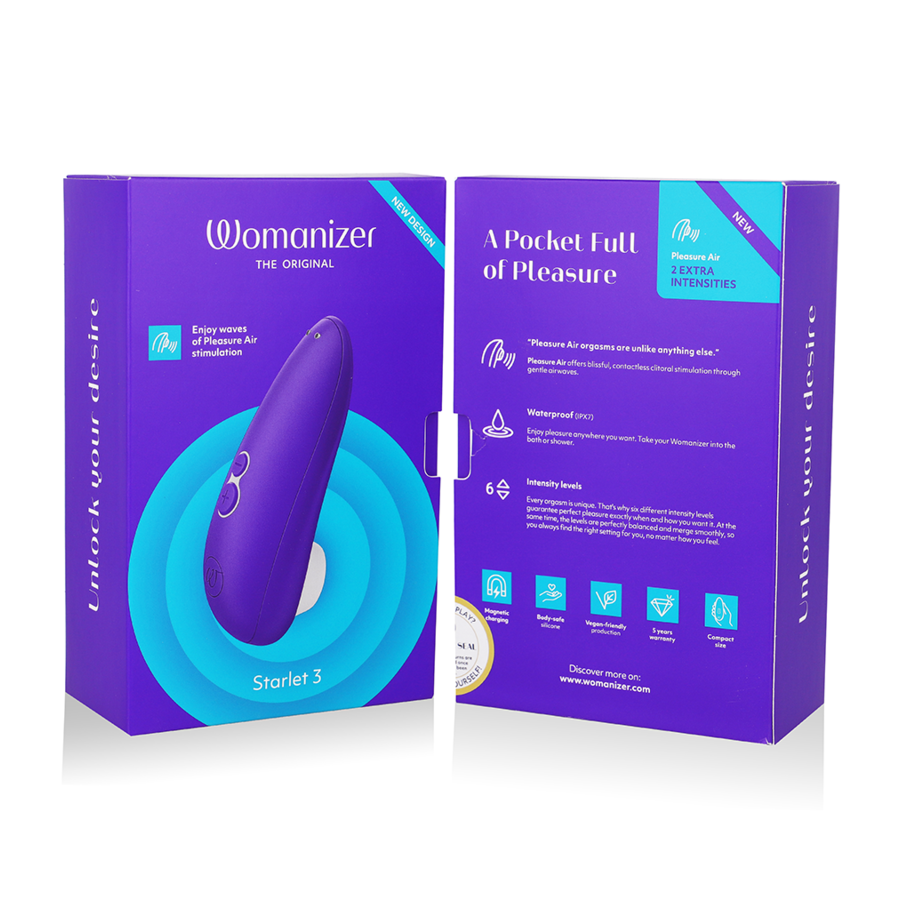WOMANIZER - STIMULATEUR CLITORIS STARLET 3 INDIGO WOMANIZER - STIMULATEUR CLITORIS STARLET 3 INDIGO