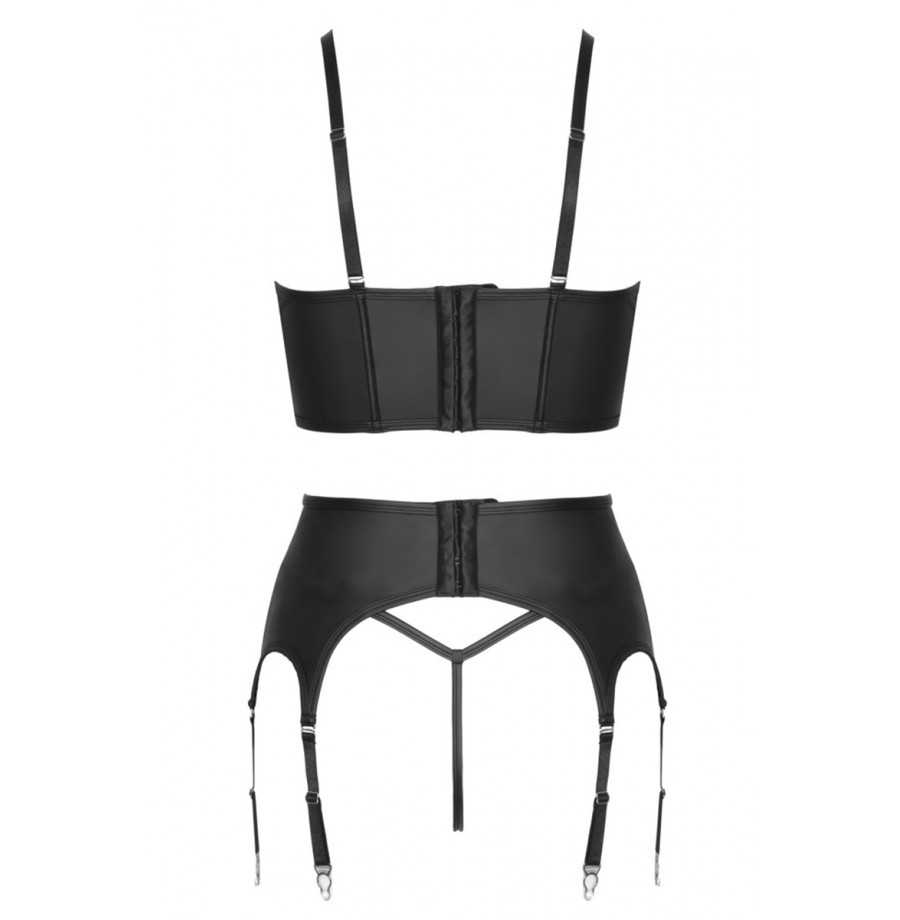 Ensemble lingerie 3 pièces avec porte-jarretelles - Cottelli PARTY 