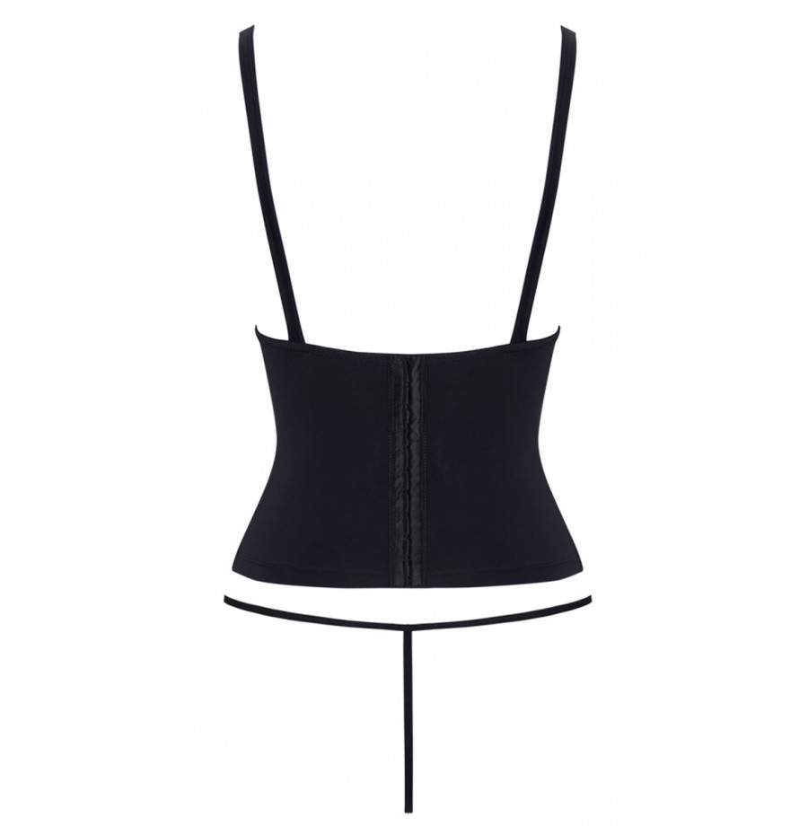 Ensemble corset seins nus noir - Cottelli PARTY 