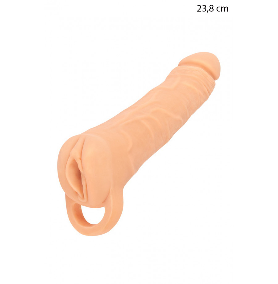 Masturbateur et extension de pénis  23,8 cm - Nature Skin