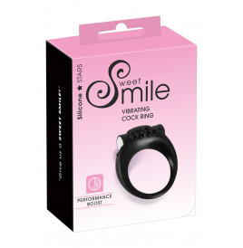 Anneau de pénis vibrant en silicone - Sweet Smile