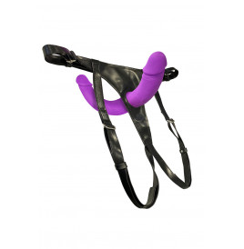 Double Strap-On ultra doux - Sweet Smile