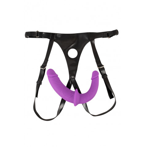 Double Strap-On ultra doux - Sweet Smile