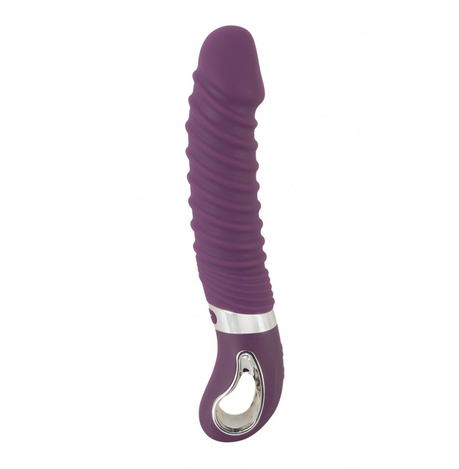 Vibro chauffant rechargeable 23,5 x 4,1 cm - Sweet Smile