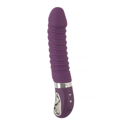 Vibro chauffant rechargeable 23,5 x 4,1 cm - Sweet Smile