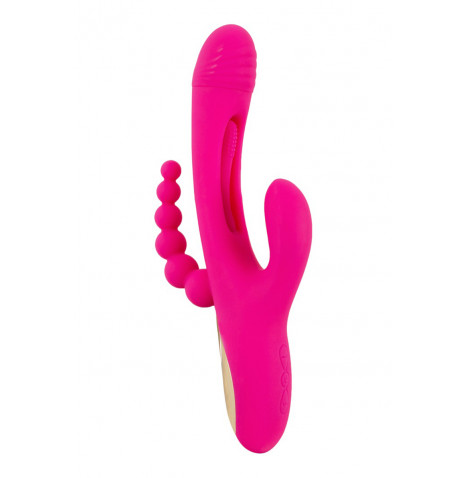 Triple vibro avec langue oscillante - Sweet Smile