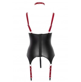 Ensemble ouvert avec collier et menottes - Cotelli Bondage