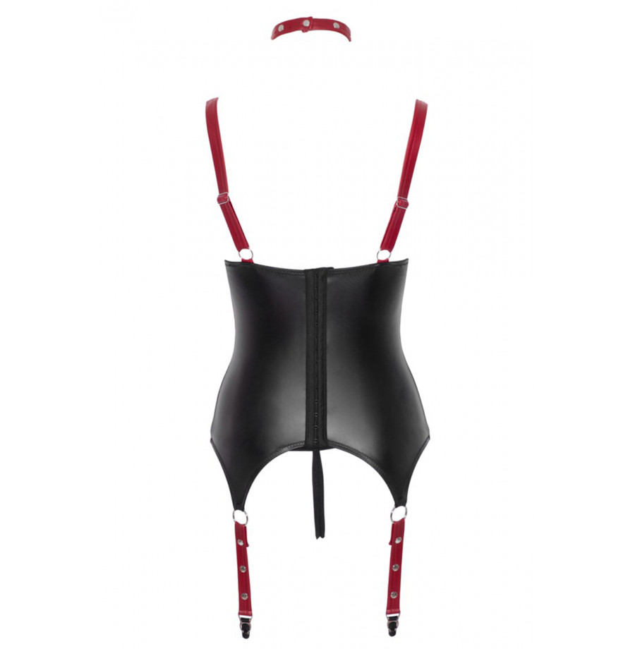 Ensemble ouvert avec collier et menottes - Cotelli Bondage