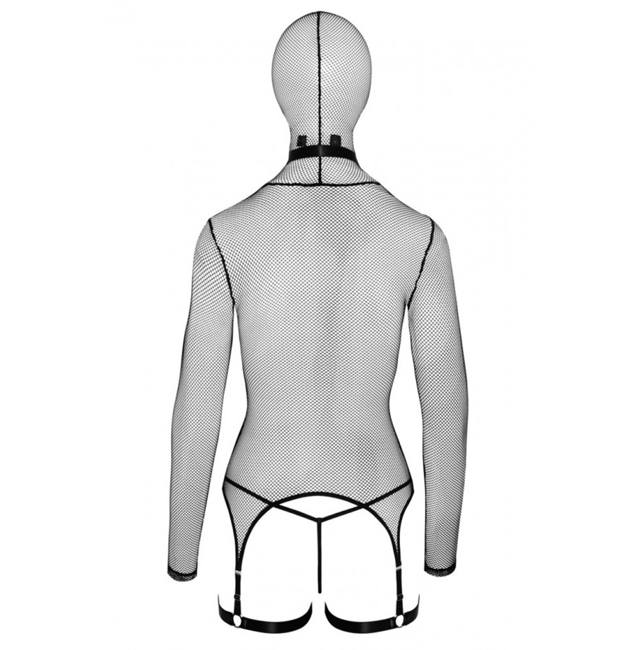 Ensemble lingerie résille et accessoires BDSM - Bad Kitty