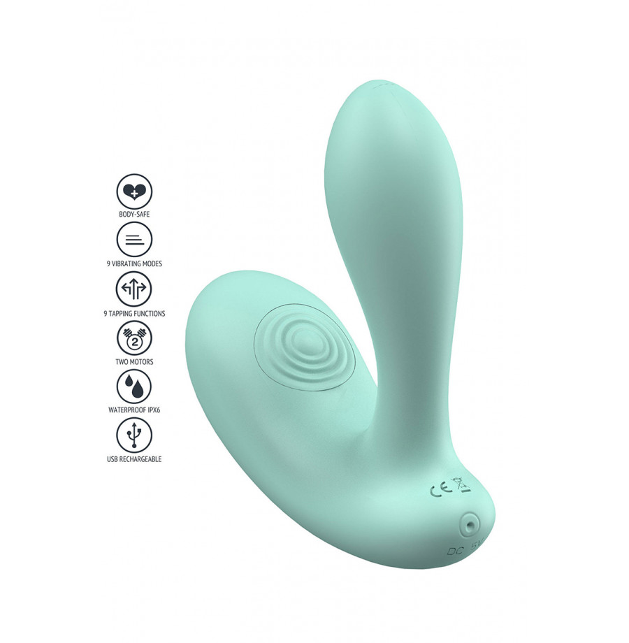 Stimulateur DuoVibe II Tapping et  Point G - Xocoon