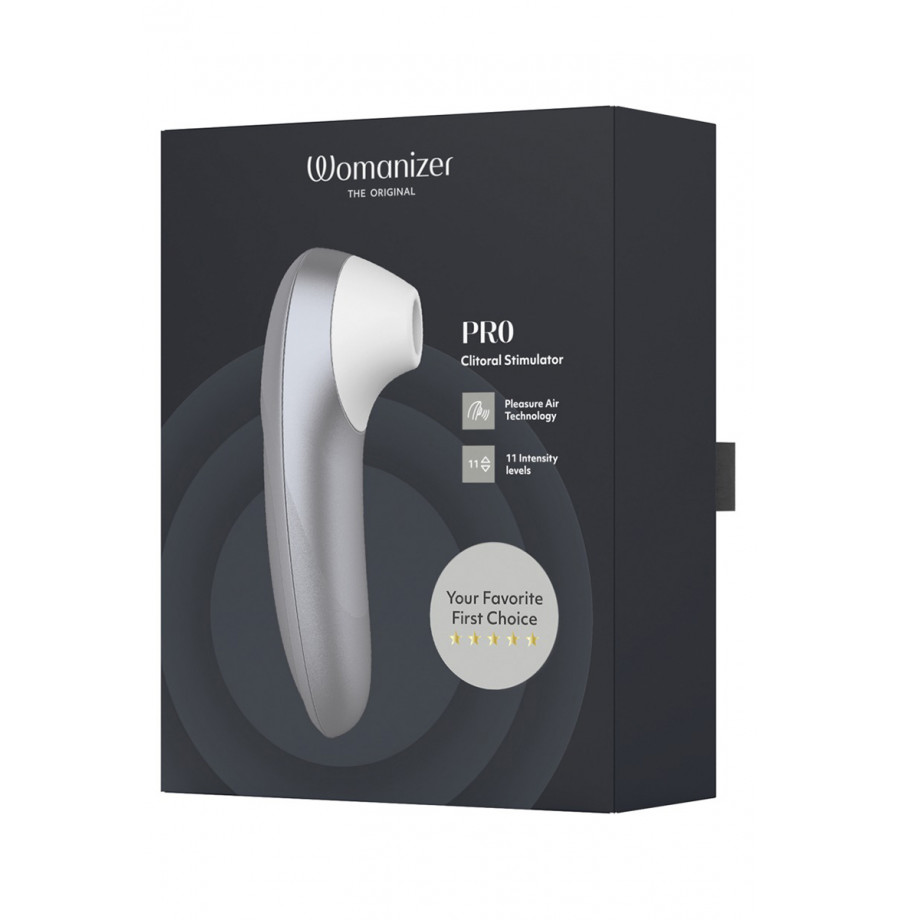 Stimulateur clitoridien Womanizer Pro argent