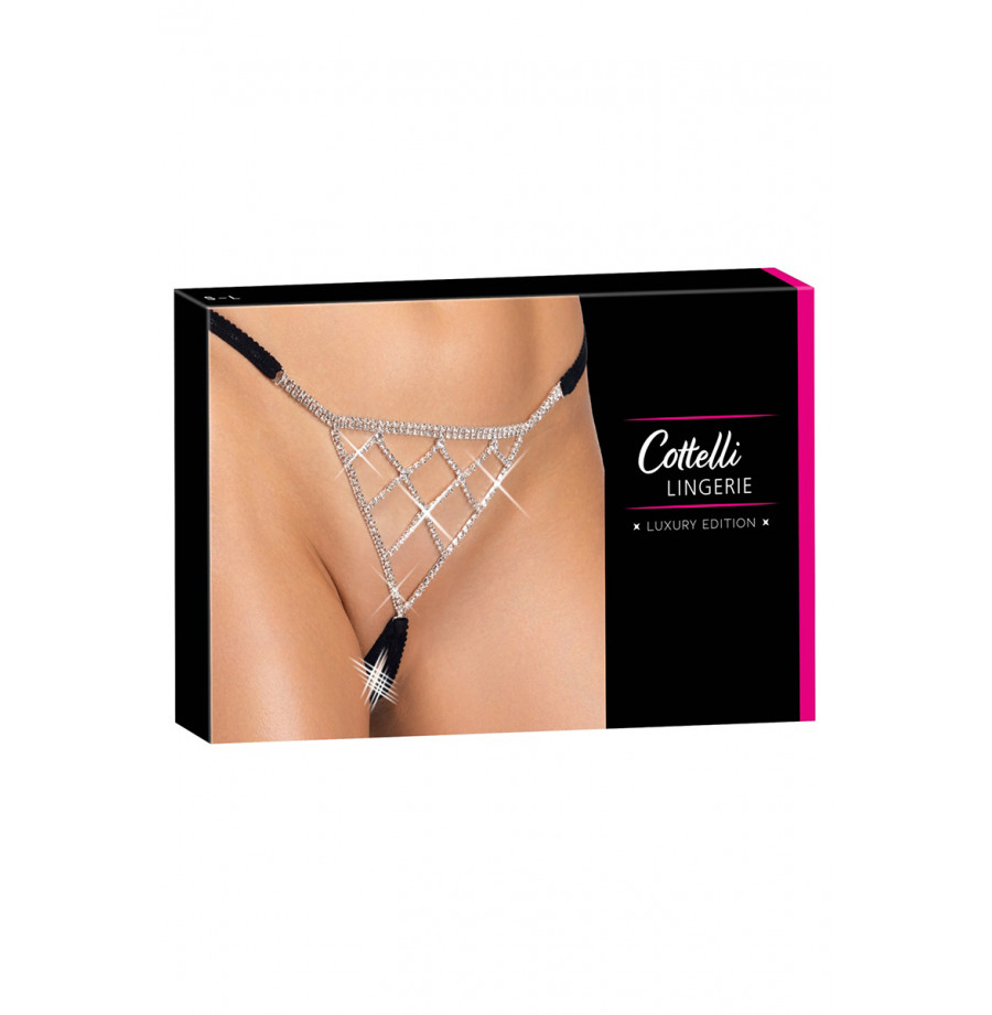 String ouvert strass - Cotelli Lingerie