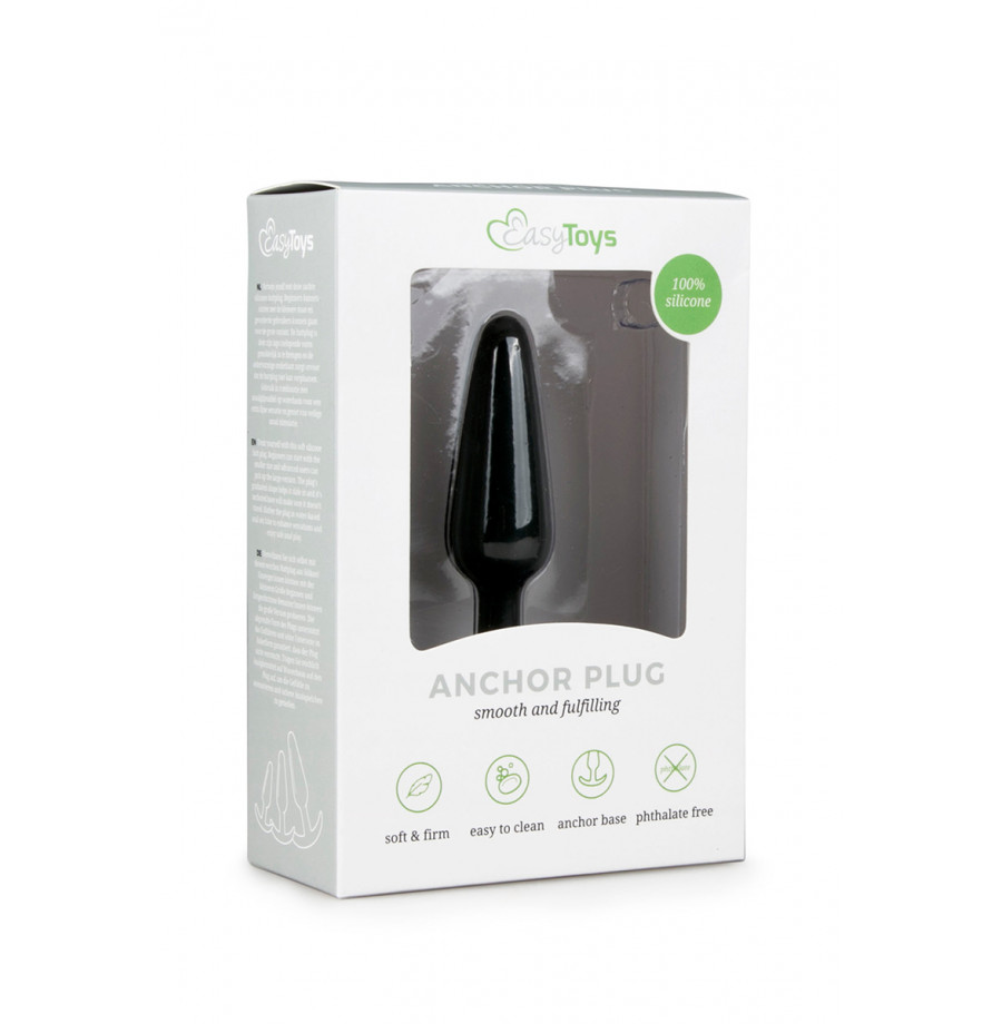 Mini plug Anchor silicone  8 x 2,1 cm - Easytoys
