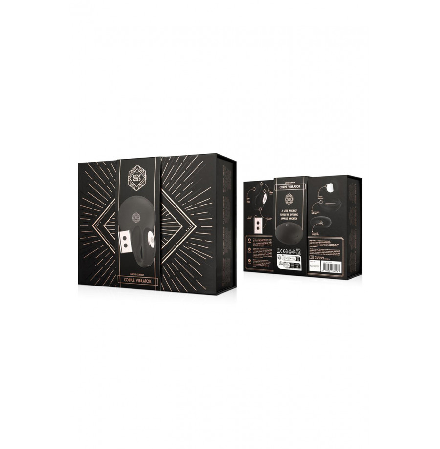 Vibro pour couple C-Shape  - Rosy Gold
