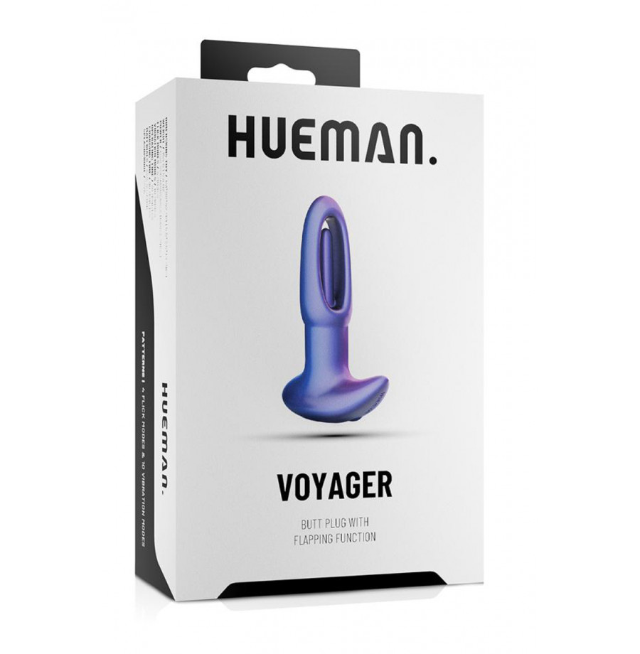 Plug anal à vibrations et tapotements Voyager - Hueman