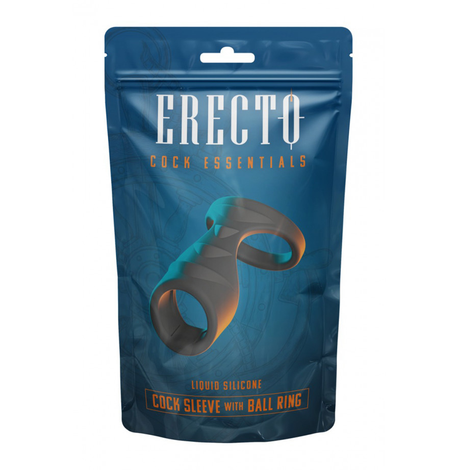 Gaine de Pénis et Ball Ring liquid silicone - Erecto